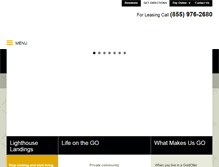 Tablet Screenshot of lighthouselandings.com
